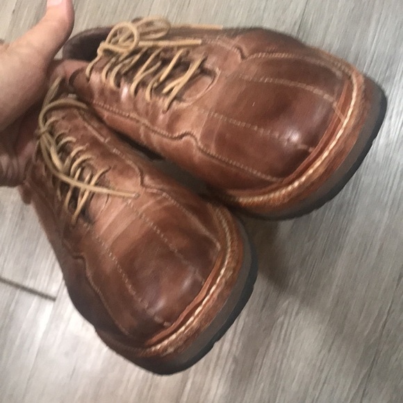 Allen Edmonds “Voyager” Lace Up Brown Leather Loafers size 10B main image 10